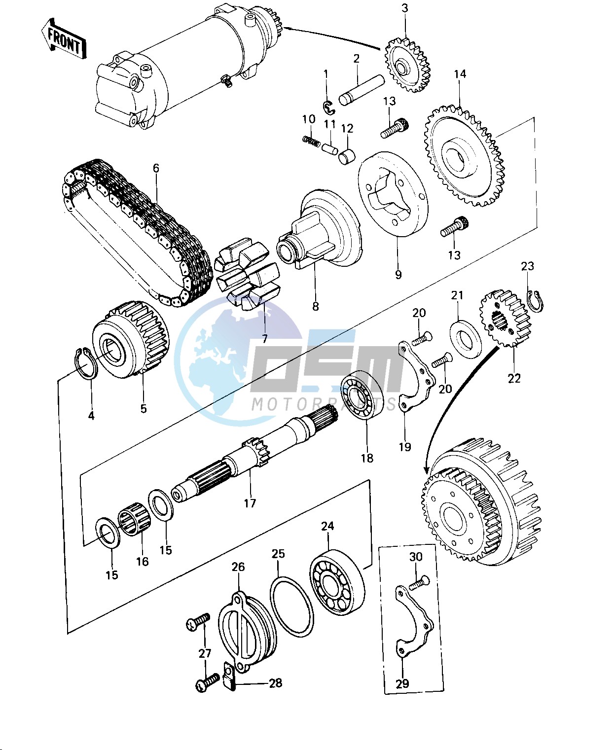 SECONDARY SHAFT_STARTER CLUTCH