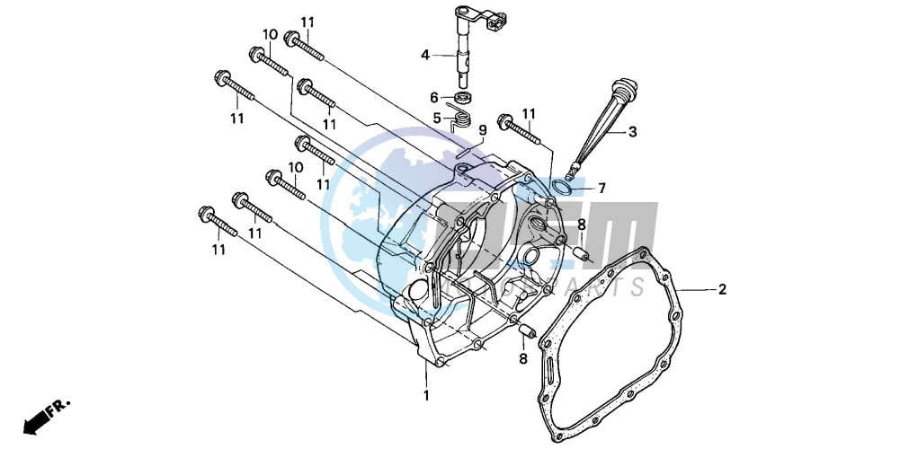 RIGHT CRANKCASE COVER