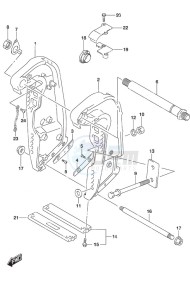 DF 250AP drawing Clamp Bracket