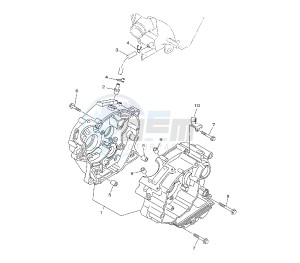 XT R BRA 125 drawing CRANKCASE