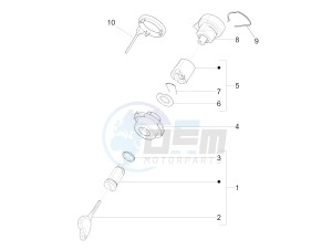 Liberty 125 4t Delivery e3 Single drawing Locks