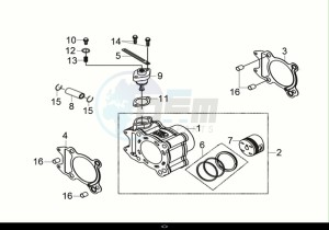 CRUISYM a 250 (LV25W2-EU) (M0) drawing CYLINDER SET