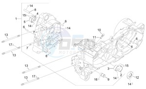 Leonardo 125-150 drawing Crankcase