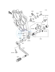 ER-6F_ABS EX650FGF XX (EU ME A(FRICA) drawing Gear Change Mechanism