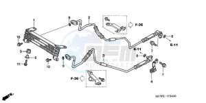 VFR8009 Australia - (U / MME) drawing OIL COOLER