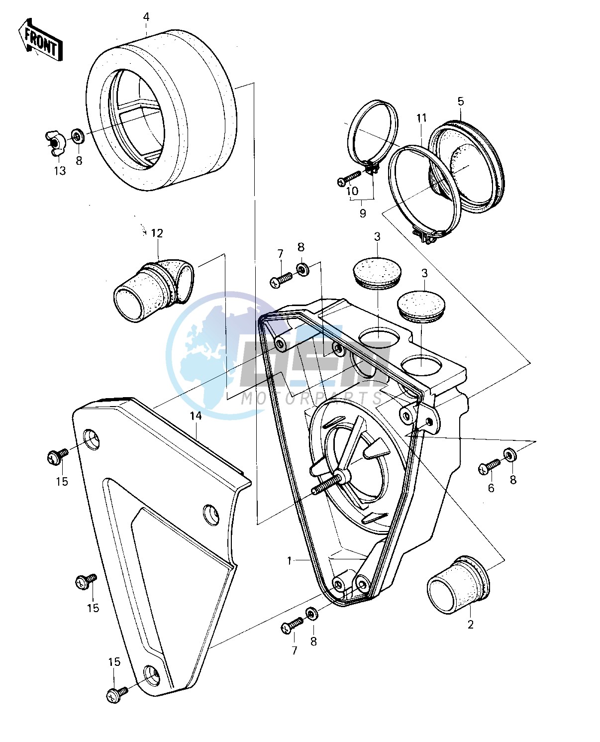 AIR CLEANER -- 80 A6- -