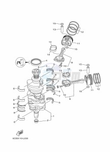 LF300UCA drawing CRANKSHAFT--PISTON