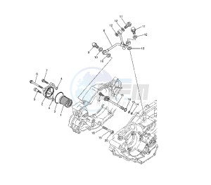 YZ F 250 drawing OIL CLEANER