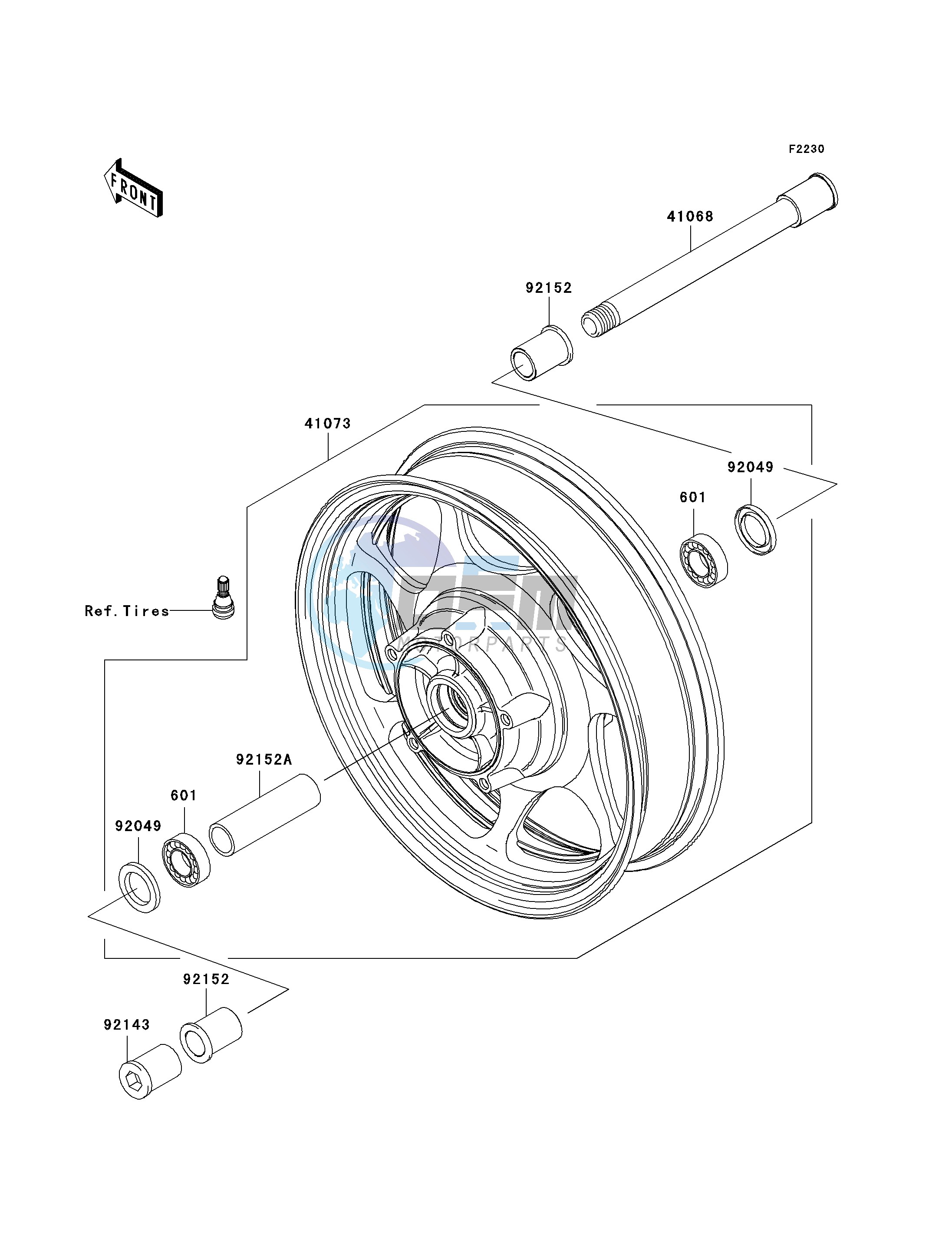 FRONT WHEEL