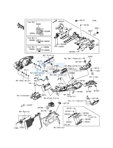 NINJA_ZX-6R_ABS ZX636FFFA FR GB XX (EU ME A(FRICA) drawing Chassis Electrical Equipment