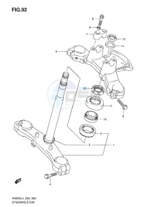 AN650 drawing STEERING STEM