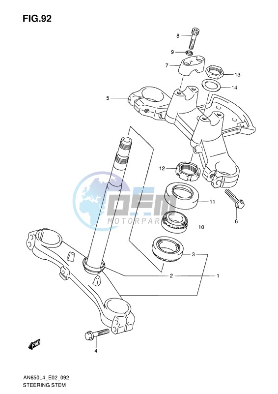 STEERING STEM