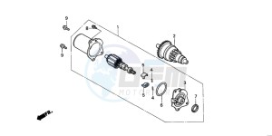 SK50M drawing STARTING MOTOR