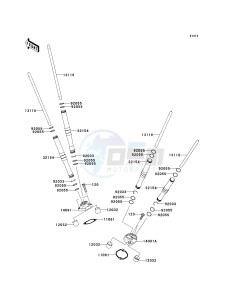 VN 2000 F [VULCAN 2000 CLASSIC LT] (6F-7F) F6F drawing PUSH ROD