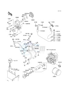 VN 1600 A [VULCAN 1600 CLASSIC] (A6F-A8FA) A8F drawing OIL PUMP_OIL FILTER