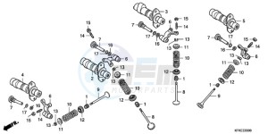 VTR2509 U drawing CAMSHAFT/VALVE