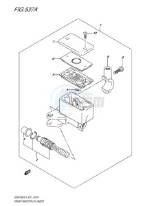 GSR750Z ABS EU drawing FRONT MASTER CYLINDER