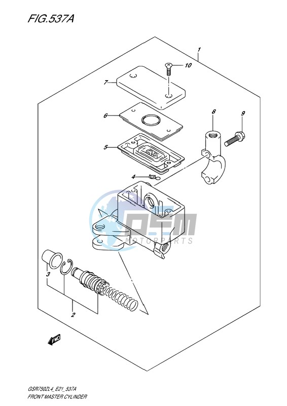 FRONT MASTER CYLINDER