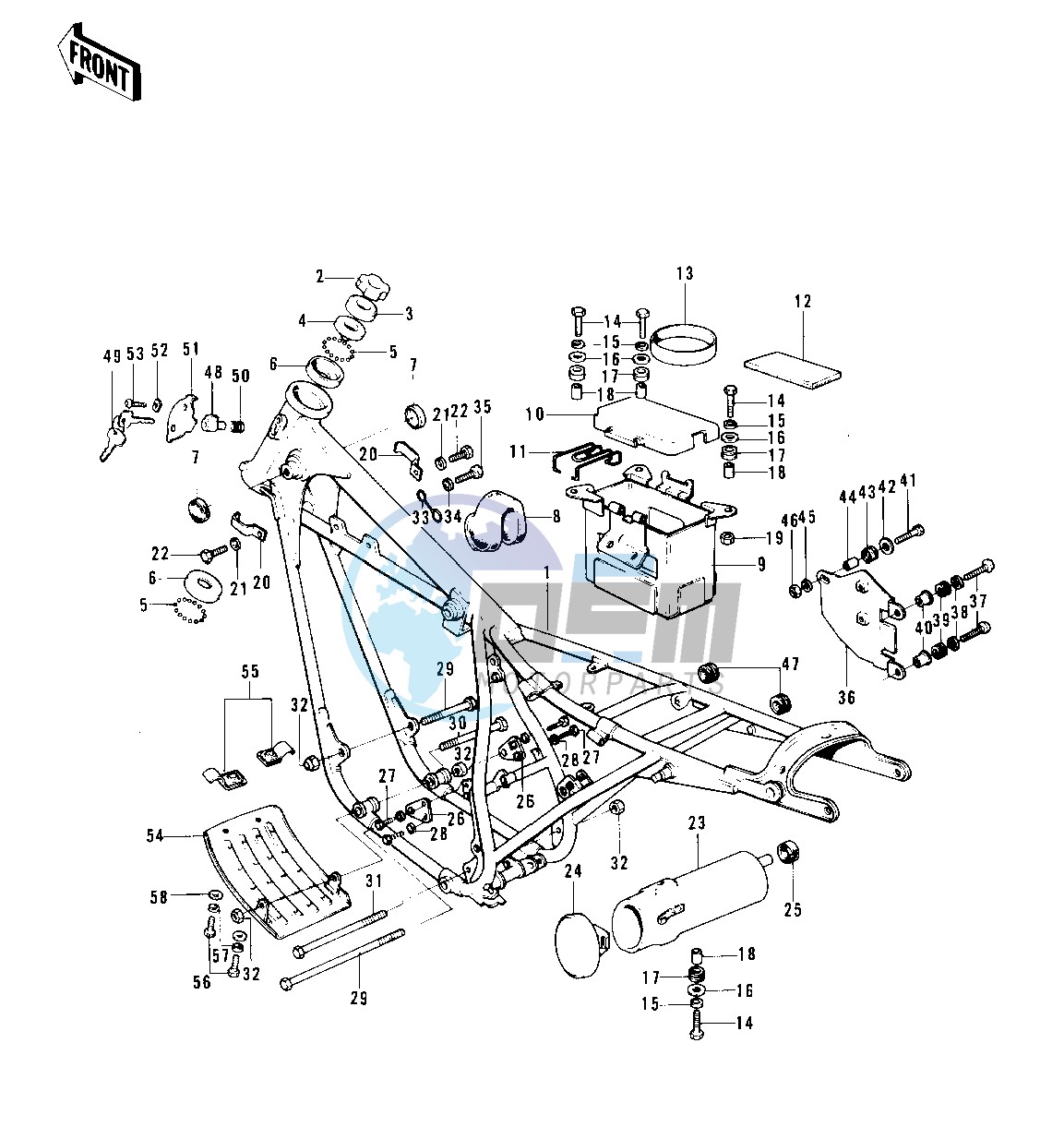 FRAME_FRAME FITTINGS_BATTERY CASE_TOOL CASE