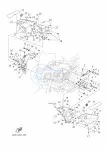 TRACER 7 MTT690 (B4T3) drawing COWLING 2