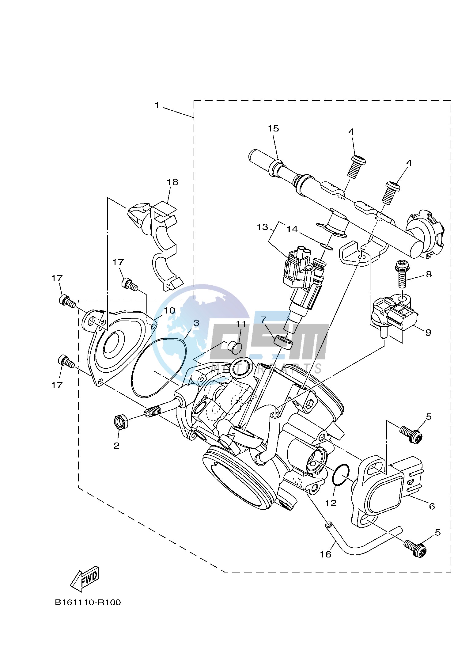 THROTTLE BODY ASSY 1