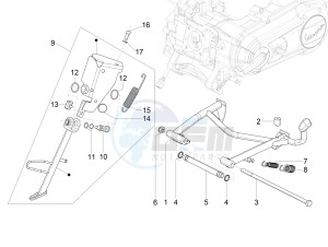 SXL 150 4T 3V CARB drawing Stand/s