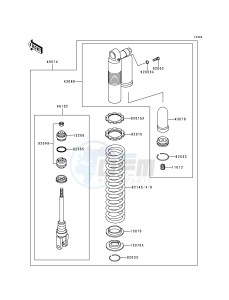 KX 125 K [KX125] (K5) [KX125] drawing SHOCK ABSORBER-- S- -