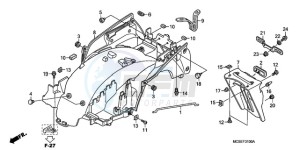 ST13009 UK - (E / MKH MME) drawing REAR FENDER