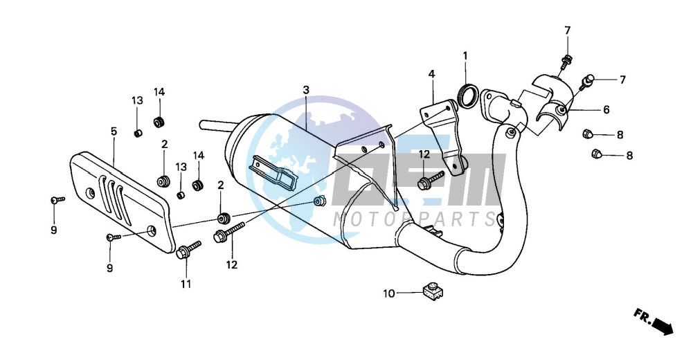 EXHAUST MUFFLER