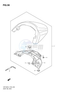 VZR1800 (E50) INTRUDER drawing SEAT TAIL BOX