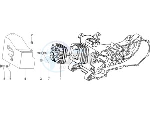 Liberty 50 2t drawing Cylinder head cover