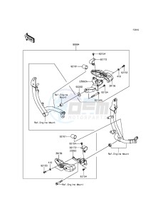 VERSYS 1000 KLZ1000BFF FR GB XX (EU ME A(FRICA) drawing Accessory(Frame Slider)