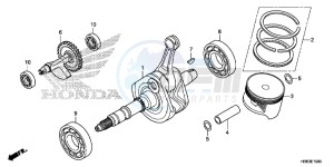 TRX500FA5G TRX500FA Europe Direct - (ED) drawing CRANKSHAFT/ PI STON