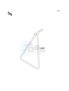 KX250F KX250T7F EU drawing Stand(s)