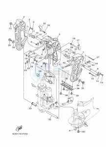 F115BETL drawing FRONT-FAIRING-BRACKET