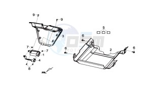 JOYMAX 125 drawing REAR FENDER / INNER SHIELD