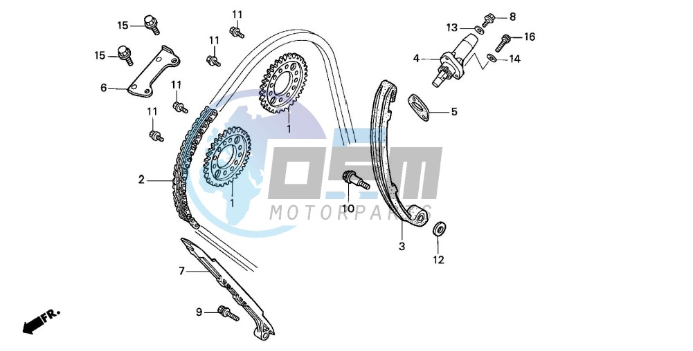 CAM CHAIN/TENSIONER