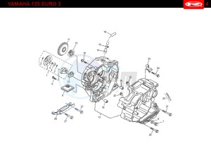 RS2-125-MATRIX-PRO-BLUE drawing CRANKCASE