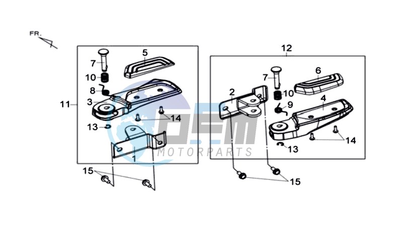 FOOTREST L / R