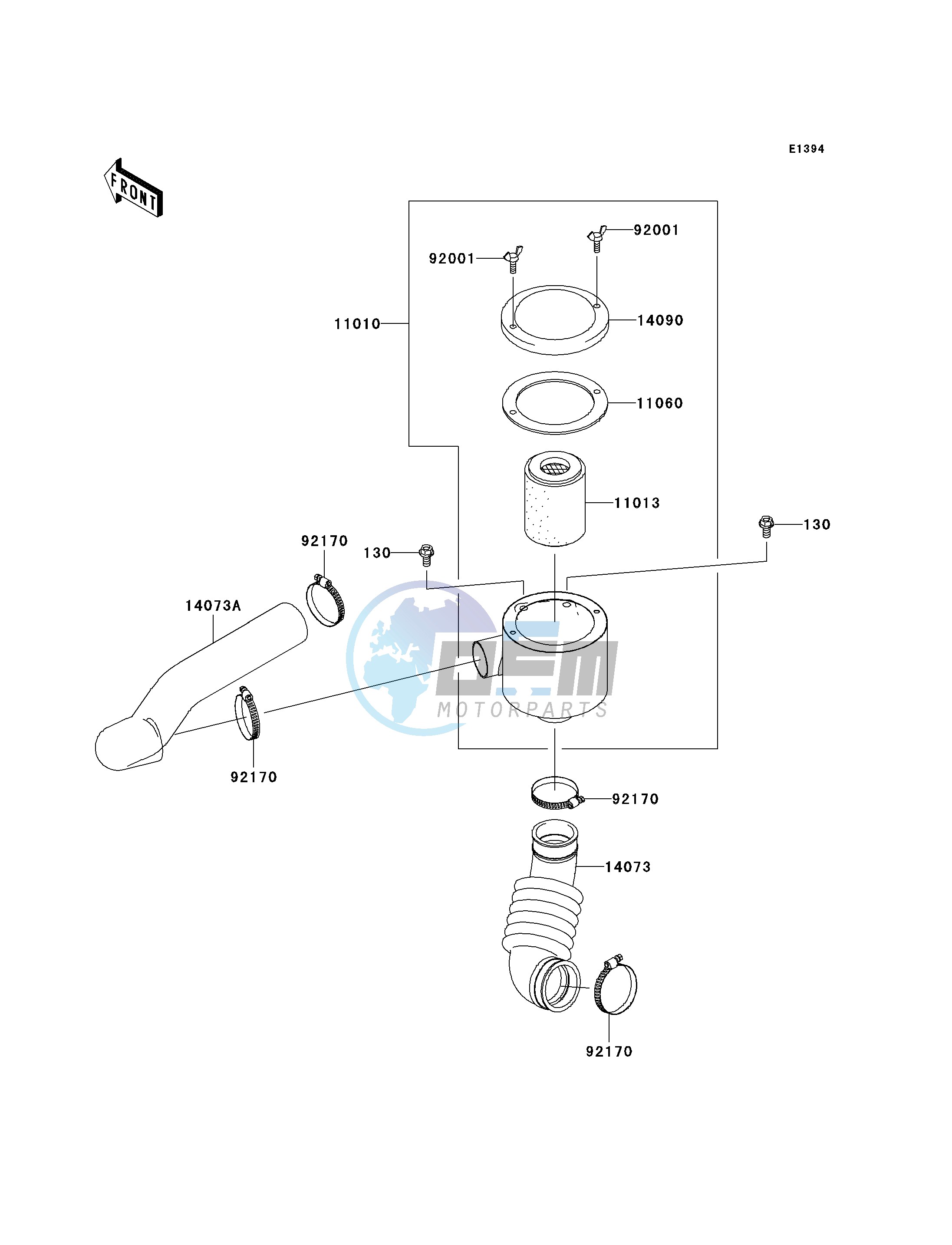 AIR CLEANER-BELT CONVERTER