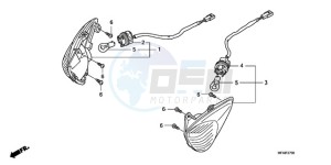 CBF1000T9 UK - (E / ABS MKH) drawing WINKER