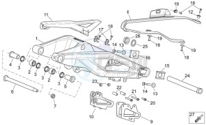 RXV-SXV 450-550 Vdb-Merriman drawing Swing arm