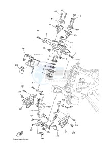 MTM850 MTM-850 XSR900 (B90L) drawing STEERING