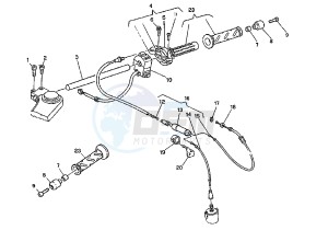 MITO EV 125 drawing THROTTLE CONTROL