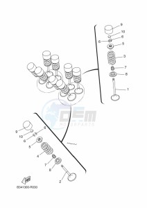 XSR700 MTM690 (BJV1) drawing VALVE