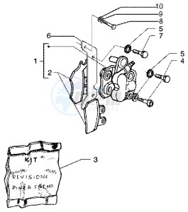 X9 180 Amalfi drawing Brake calipers