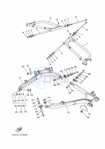 YXZ1000E YXZ1000R (B5J9) drawing REAR ARM