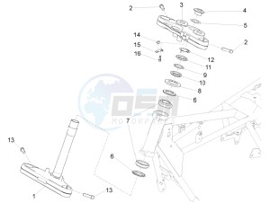 V9 Bobber 850 (USA) drawing Steering