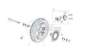 GP1 RACE - 50 CC VTHPR1A1A EU2 drawing FRONT WHEEL