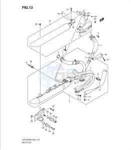 VZ1500K9 drawing MUFFLER